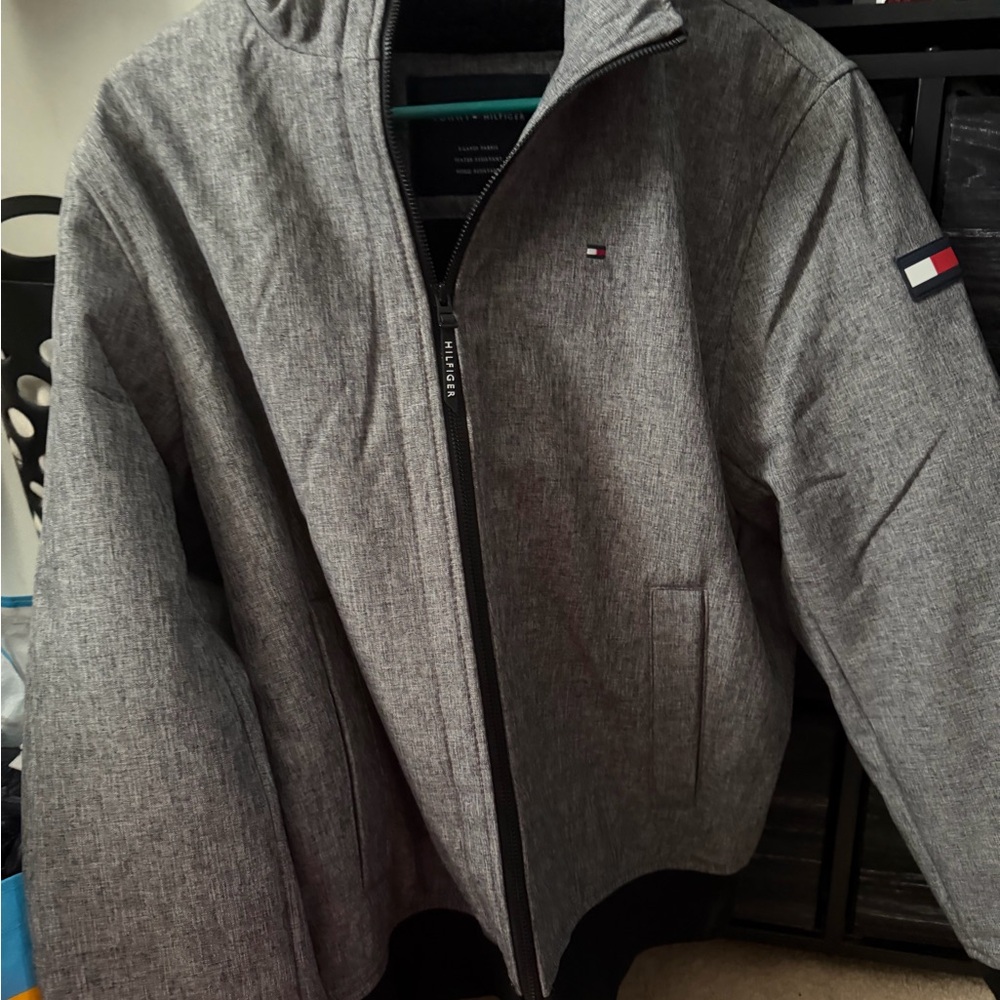 Tommy Hilfiger Men's Heather Gray Jacket
